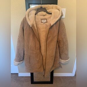 St. John's Bay Cream Teddy Jacket